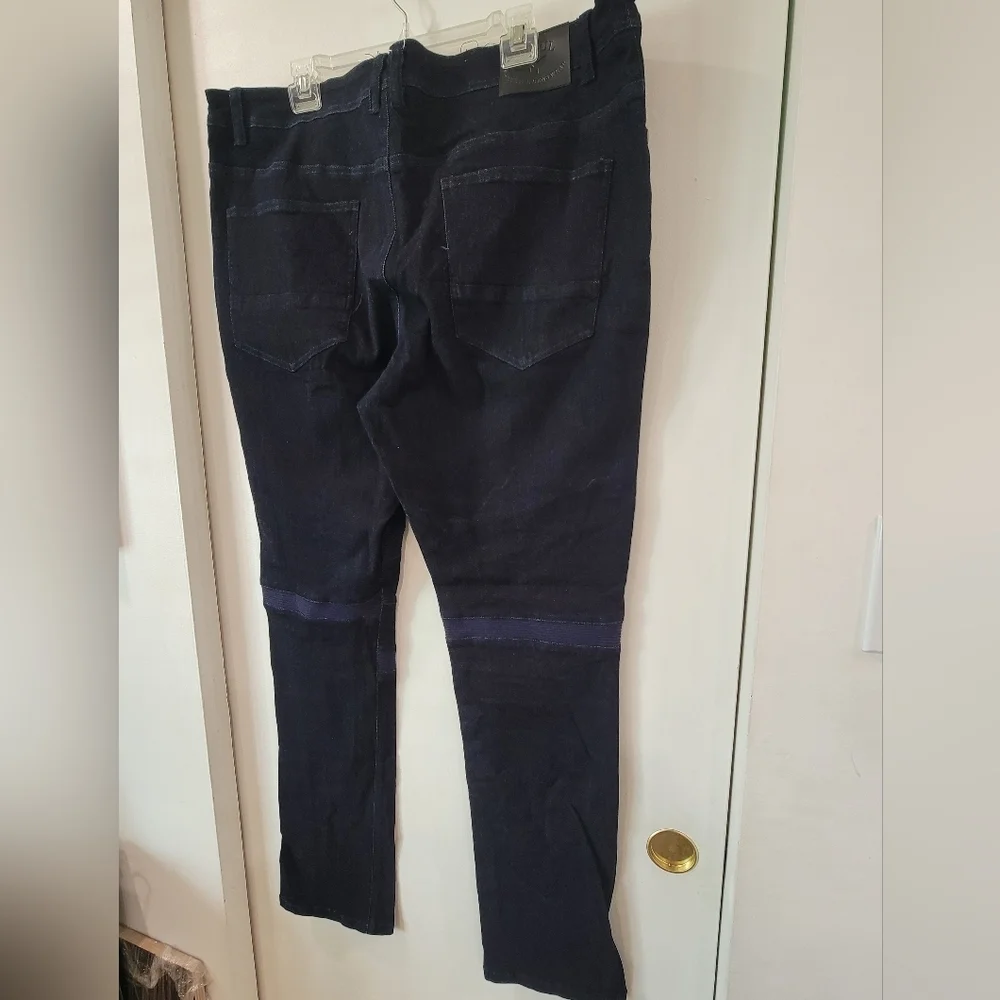 Mens Mogul Blue Denim Jeans Size 42 New W/Tags